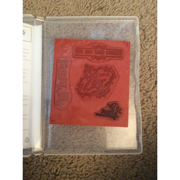 INVENTORY REDUCTION SALE. Stampin' Up, "VINTAGE VERSES" Stamp Set B49 - Picture 3 of 3